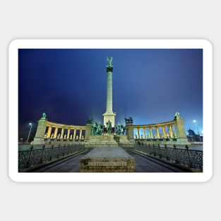 Heroes' Square - Budapest Sticker